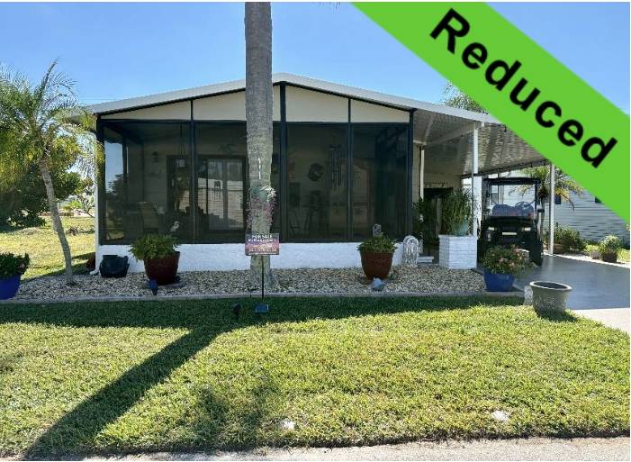 Venice, FL Mobile Home for Sale located at 1302 S. Indies Circle Bay Indies